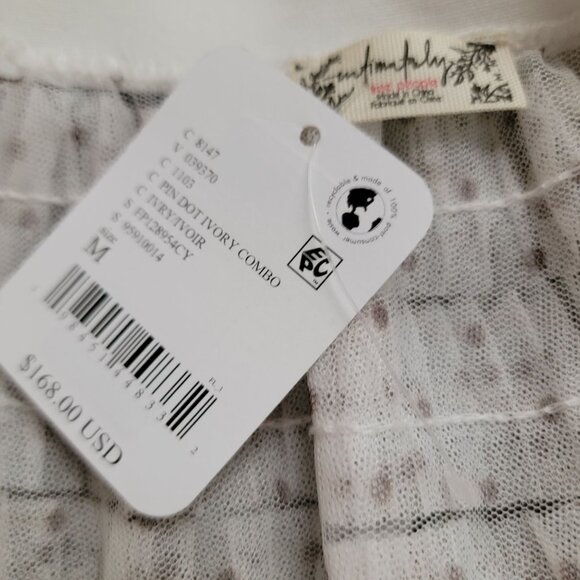 Free People Return of The Ruffle Maxi Skirt Womens M Whimsical Fairy Sheer - Picture 3 of 6